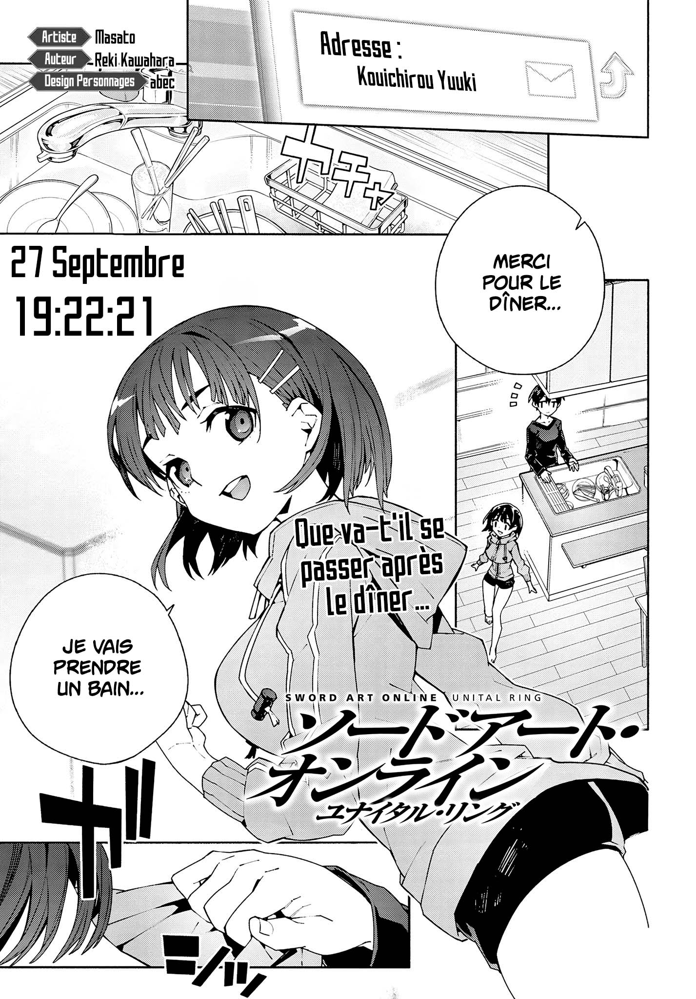 Read Sword Art Online Unital Ring FR Manga Online