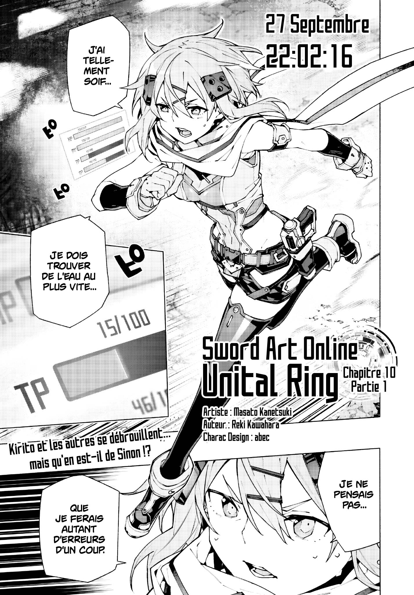 Read Sword Art Online Unital Ring FR Manga Online