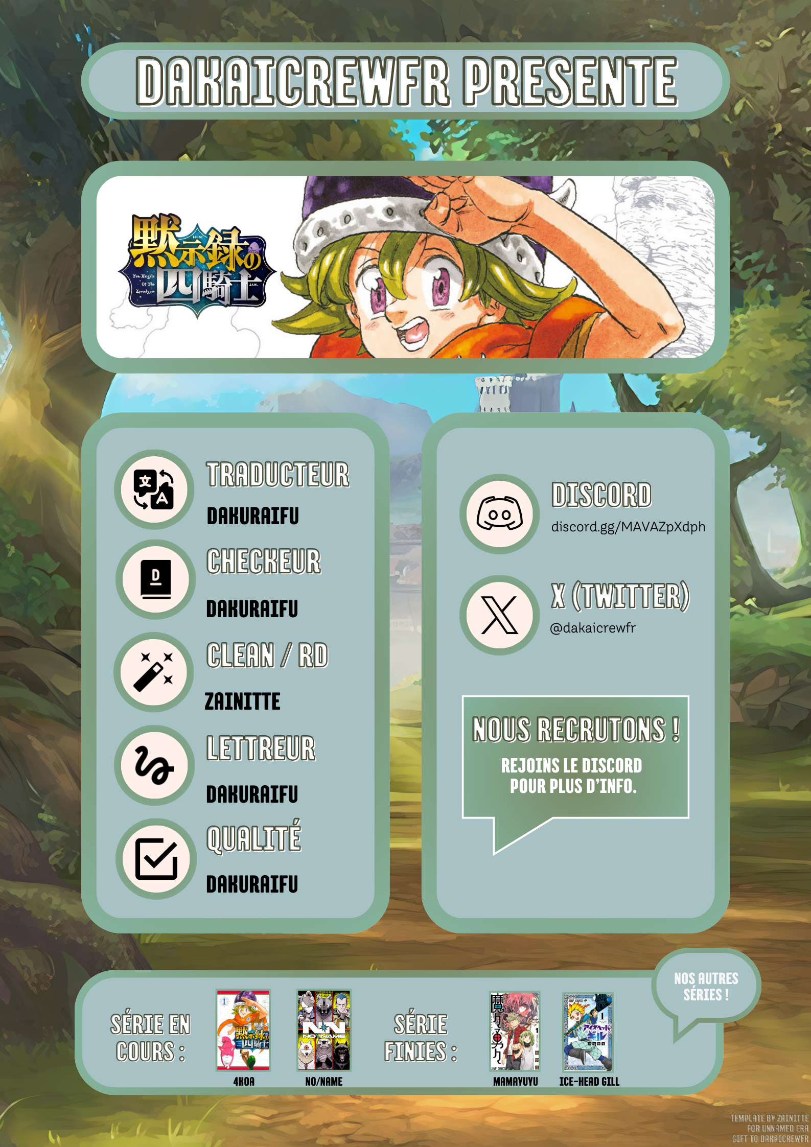 Read The Seven Deadly Sins FR Manga Online