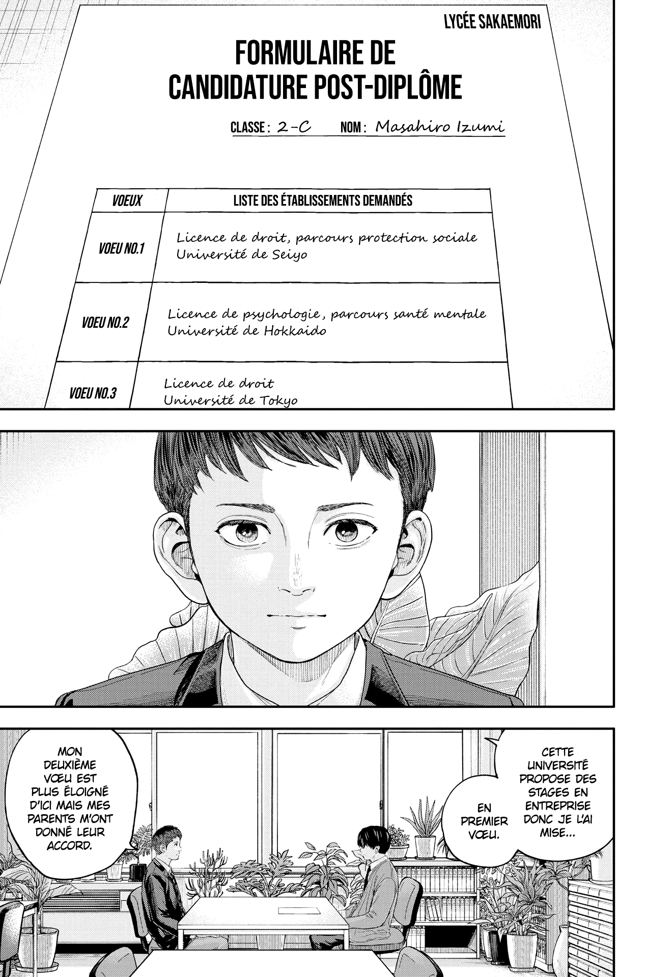 Read Yumenashi Sensei FR Manga Online