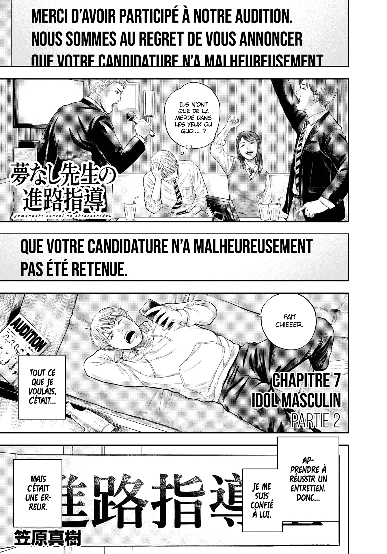 Read Yumenashi Sensei FR Manga Online